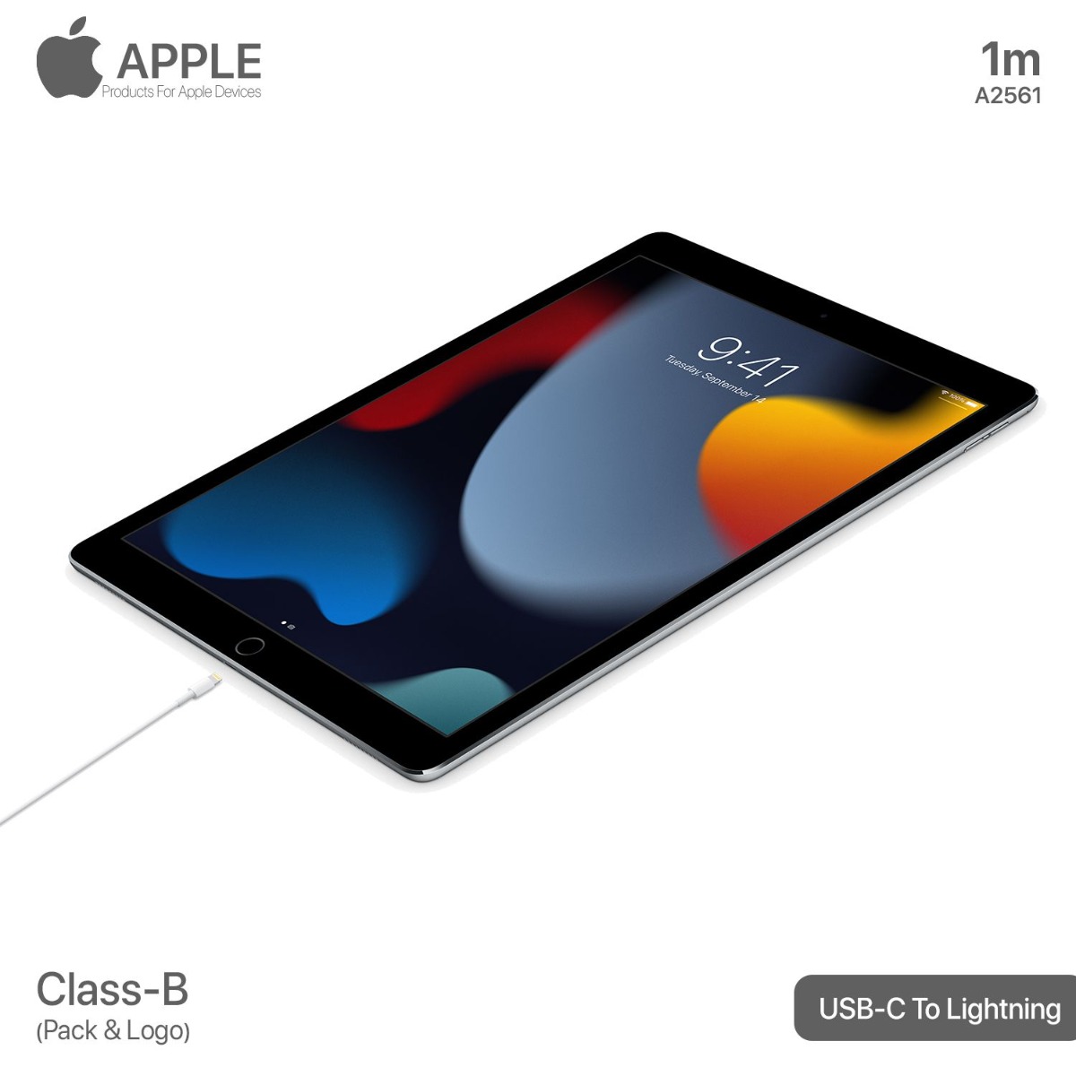 USB-C to Lightning (PD) iPhone Cable with Logo Pack (Class-B)