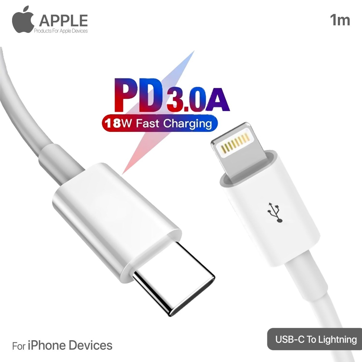 USB-C to Lightning (PD) iPhone Cable