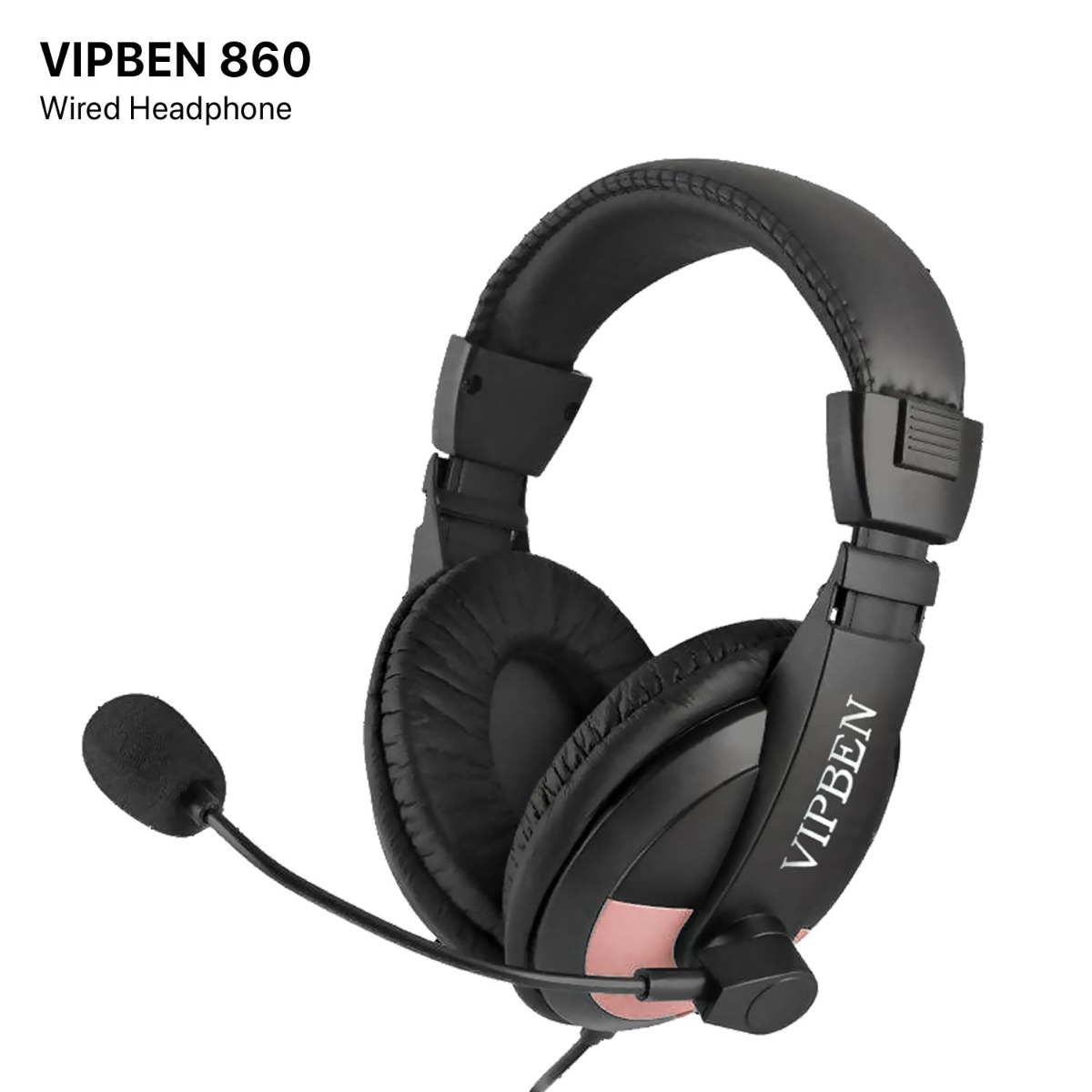 سماعة الرأس VIPBEN 860 سلكية لألعاب الكمبيوتر