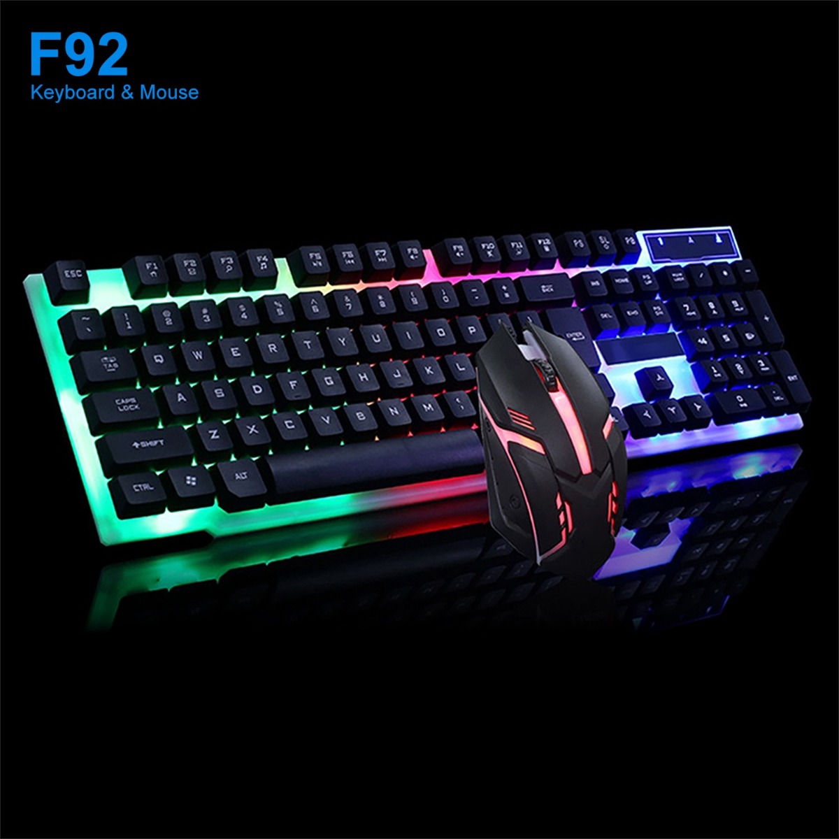 VIPBEN F92 Wired Optical Gaming Keyboard & Mouse