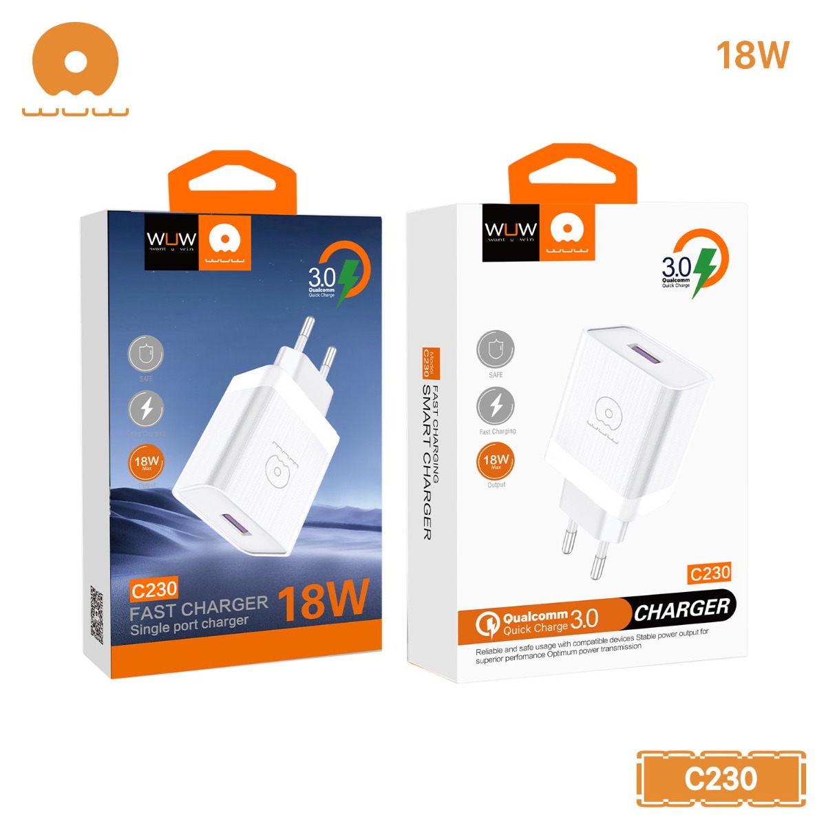 WUW C230 18W Charger