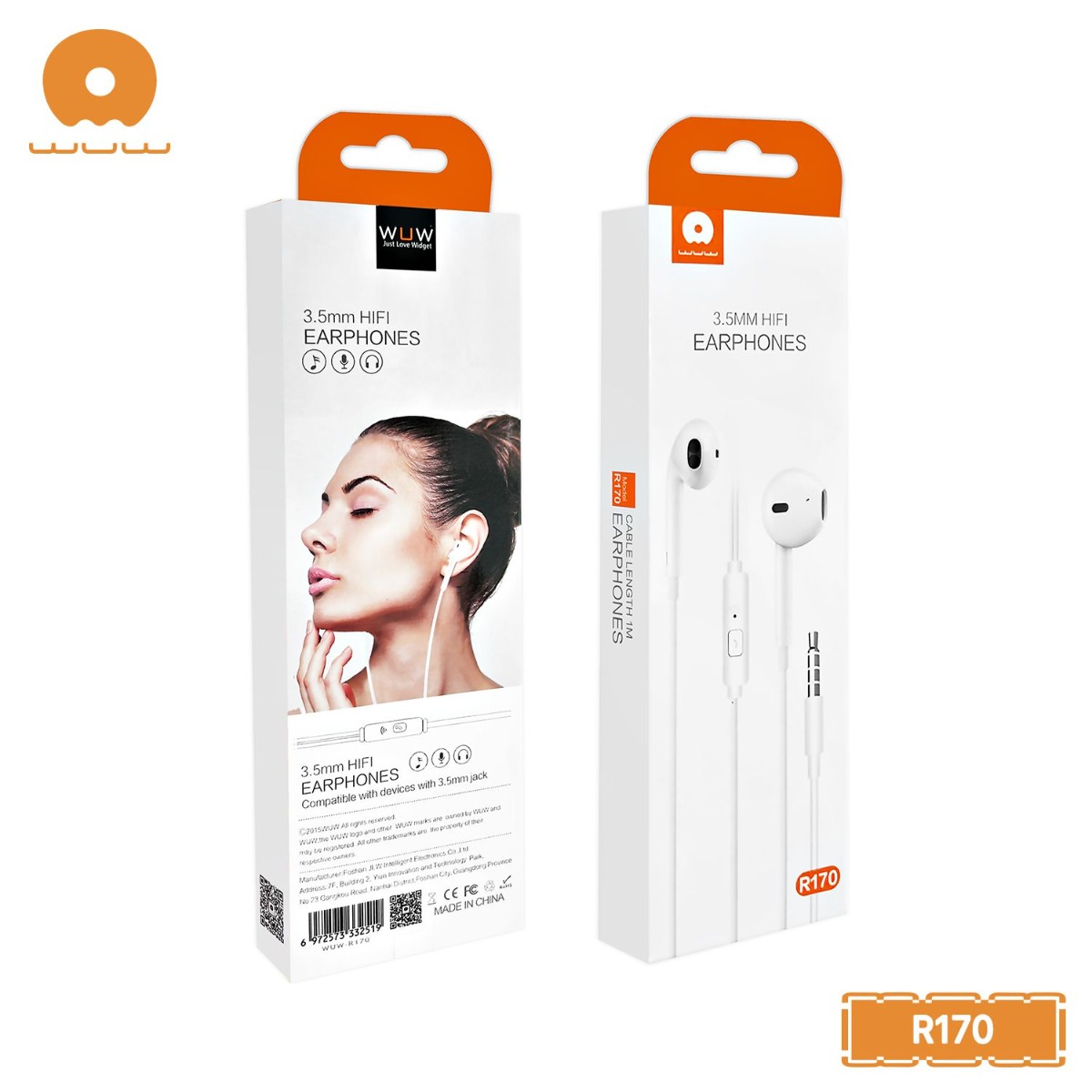 WUW R170 Earphone