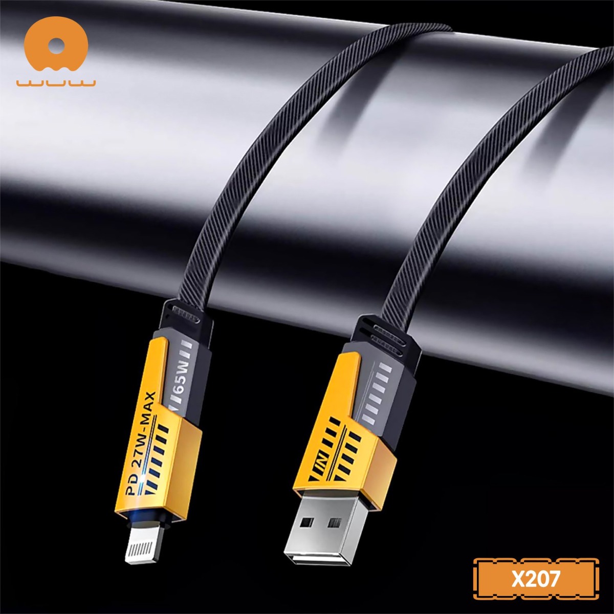 كيبل WUW X207 4in1 65W PD