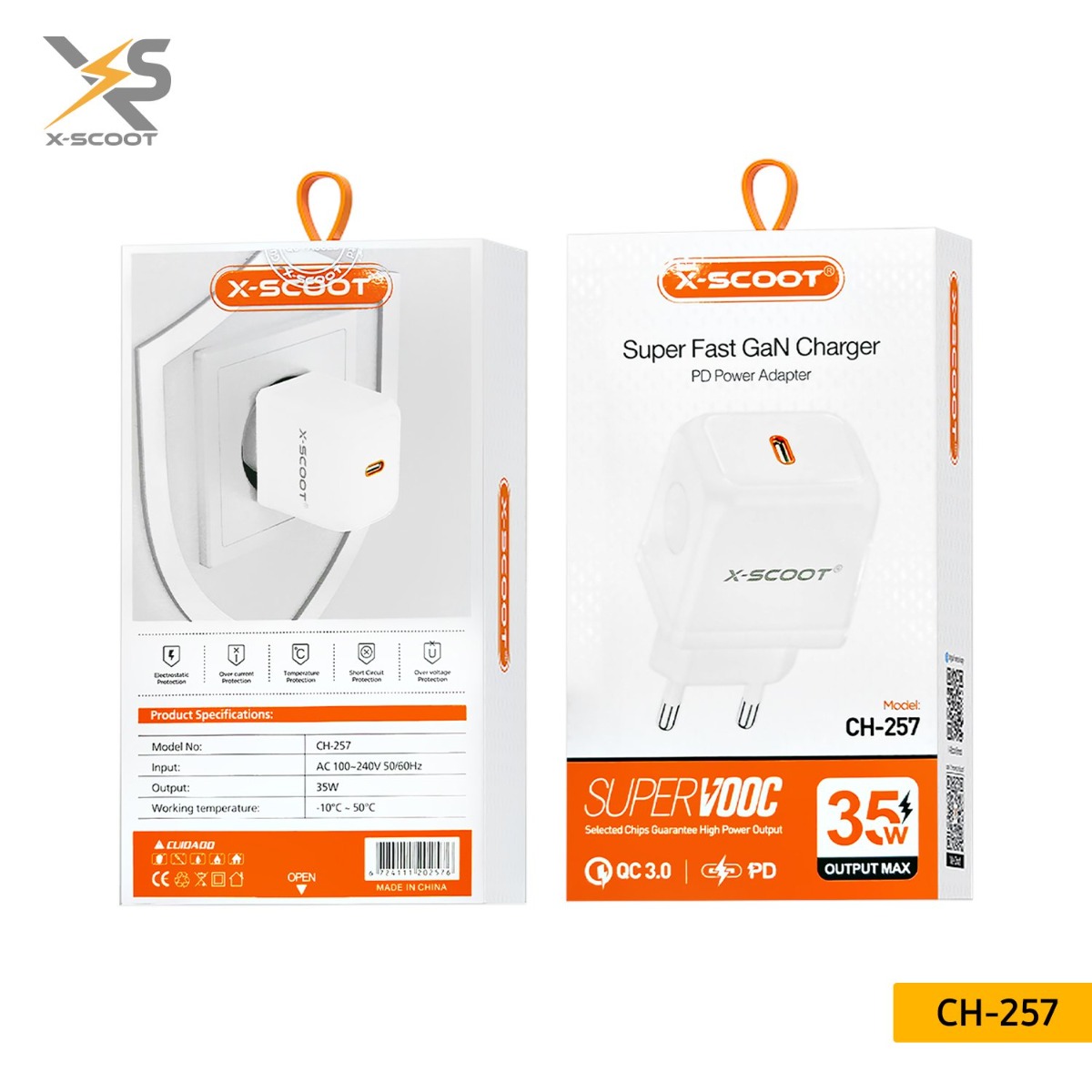 شاحن X-SCOOT CH-257 35W PD