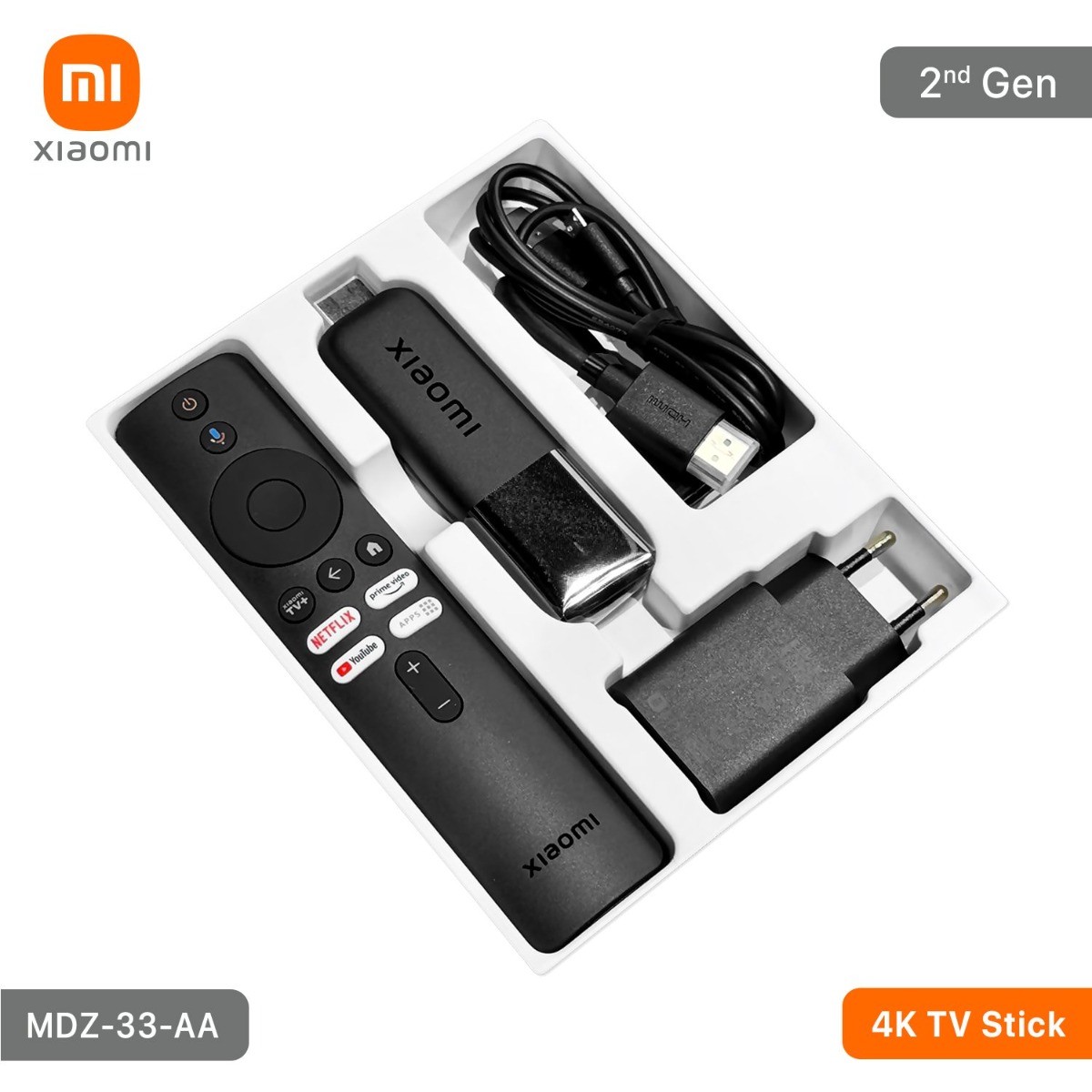 Xiaomi 4K TV Stick - (2nd Gen | 2 + 8GB)