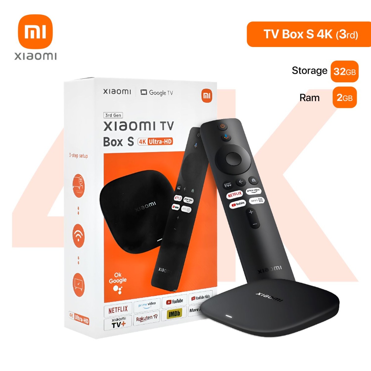 Xiaomi TV Box S - 3rd Gen 4K