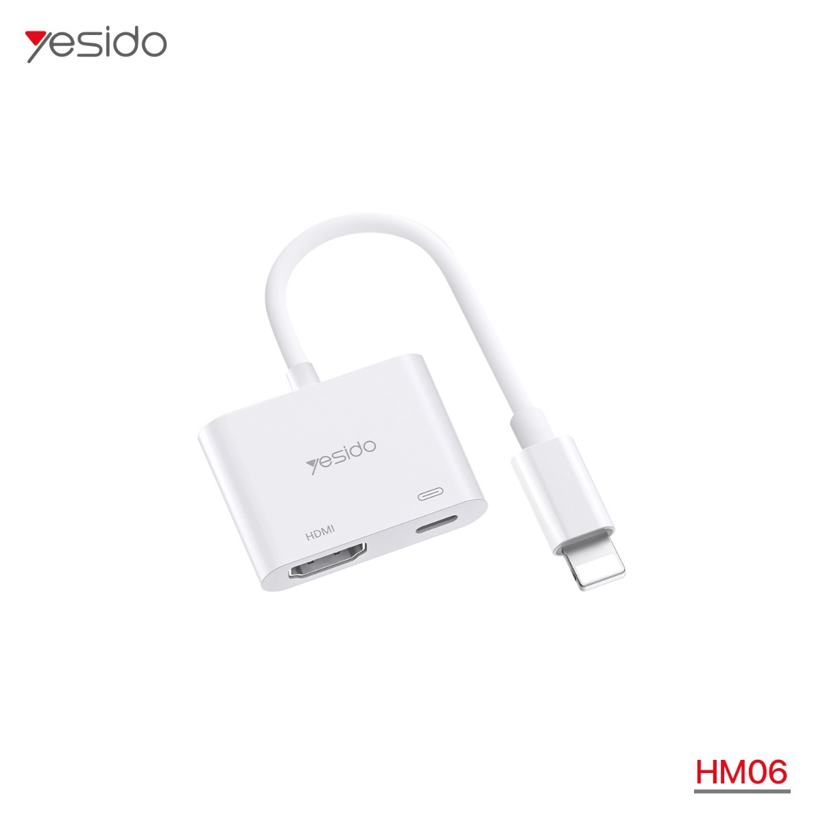 كيبل تحويلة فيديو YESIDO HM06 2in1 HDMI