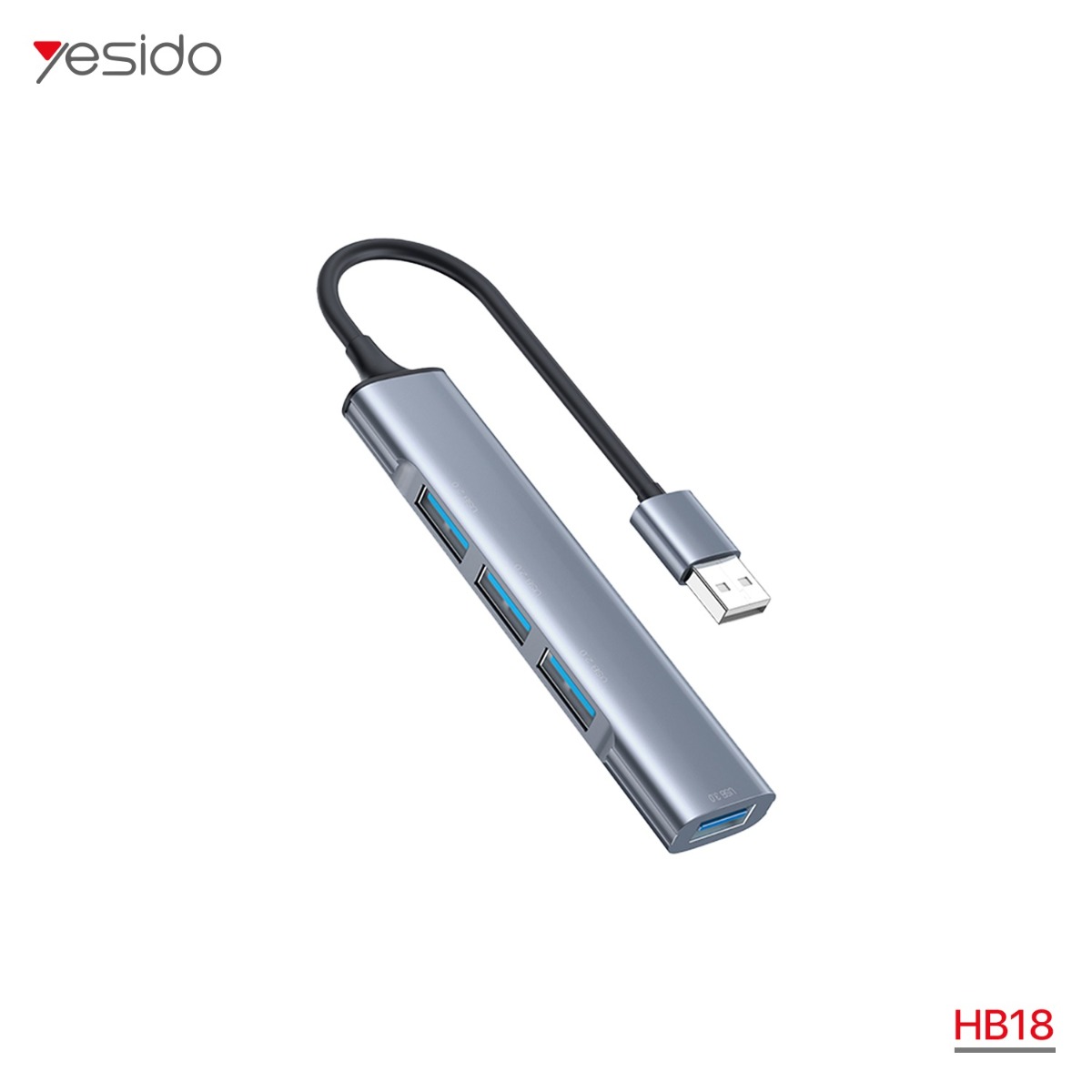 YESIDO HB18 4in1 Multifunctional HUB Adapter