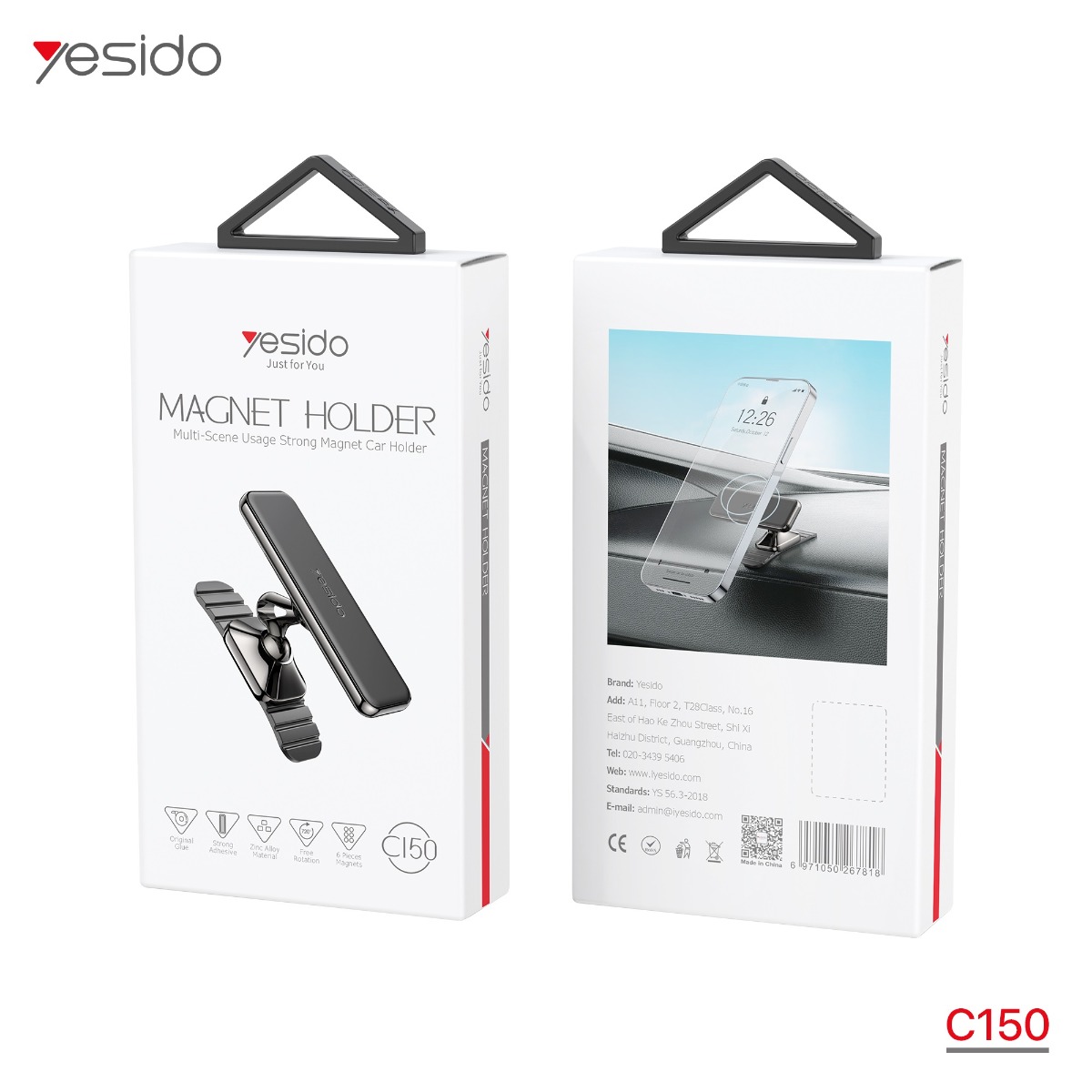 YESIDO C150 Magnetic Mobile Phone Holder