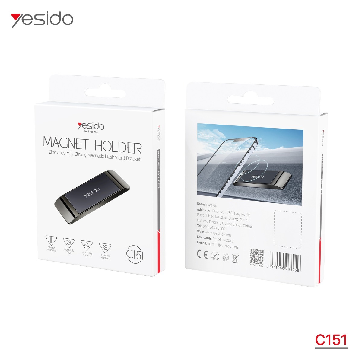 YESIDO C151 Magnetic Mobile Phone Holder