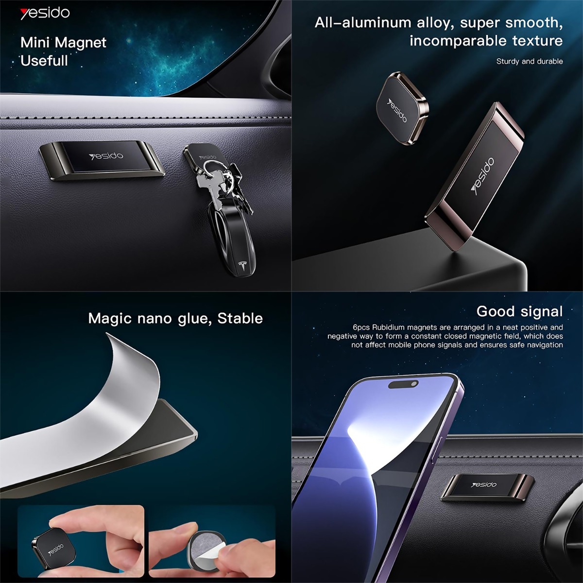 YESIDO C151 Magnetic Mobile Phone Holder