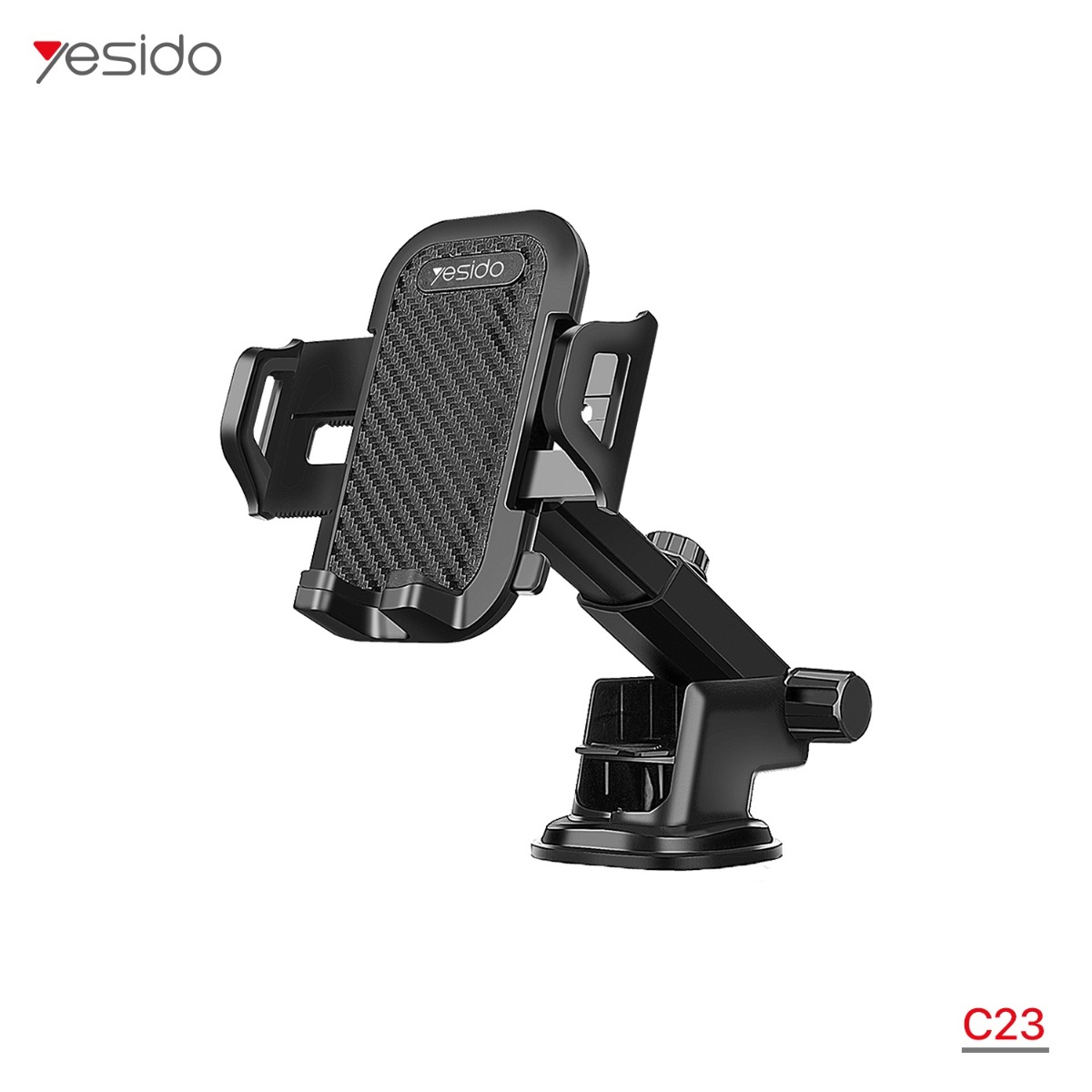 YESIDO C23 Long Arm One-Touch Button Mobile Phone Holder
