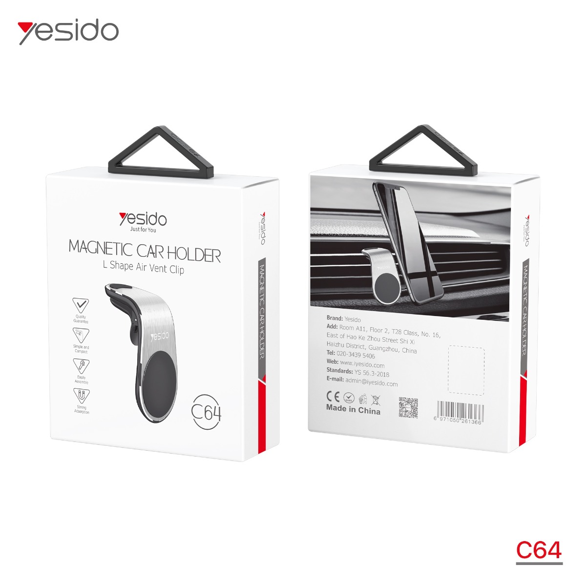 YESIDO C64 Magnetic Mobile Phone Holder 