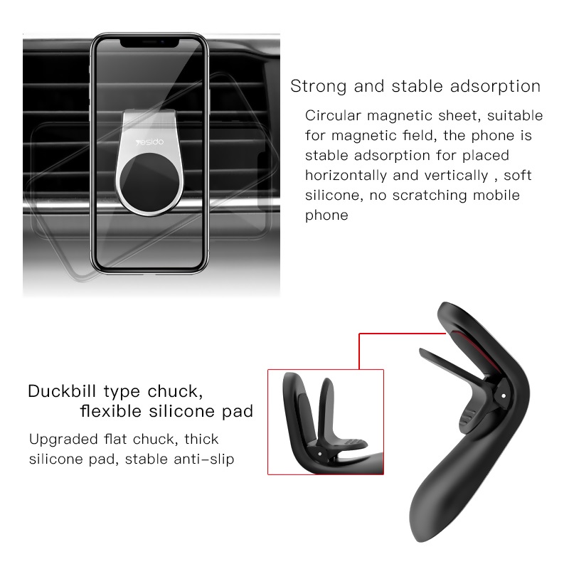YESIDO C64 Magnetic Mobile Phone Holder 