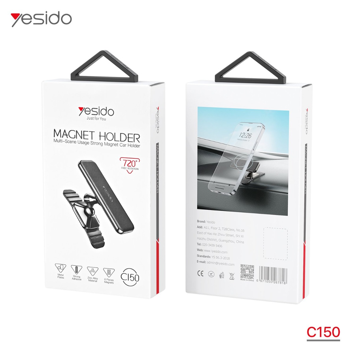 YESIDO C150 Magnetic Mobile Phone Holder