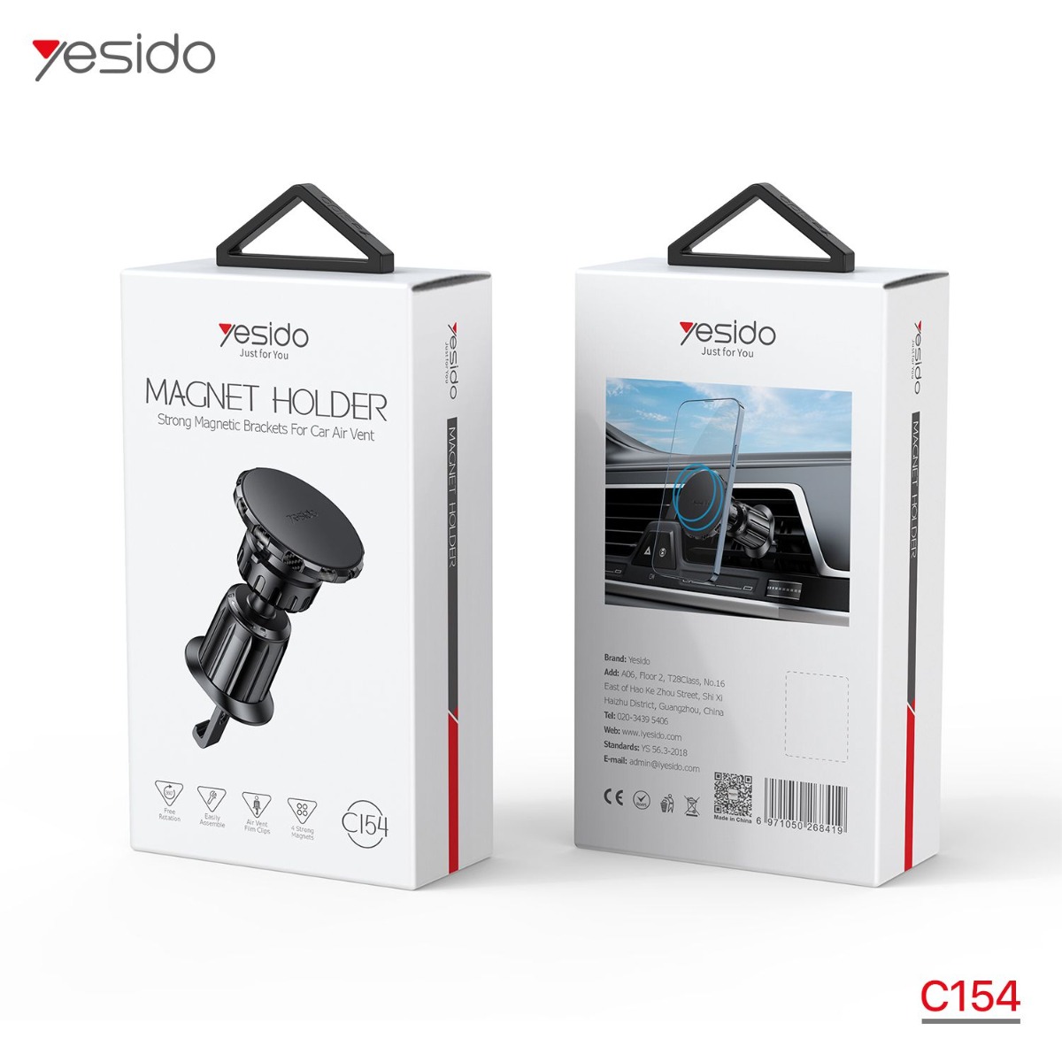 YESIDO C154 Magnetic Mobile Phone Holder