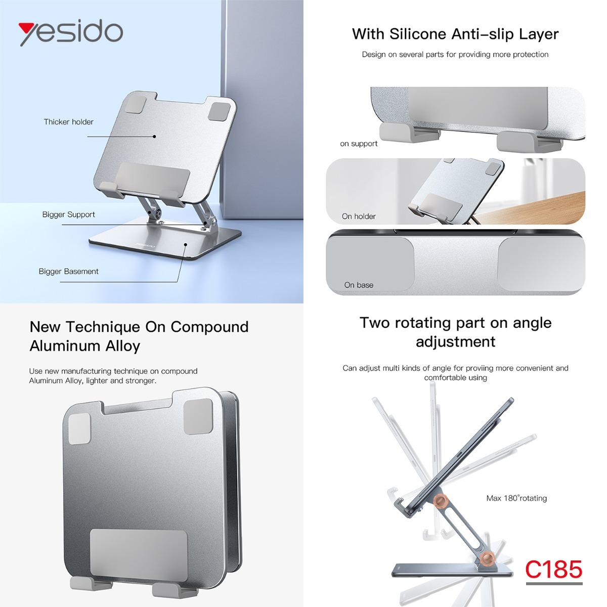 YESIDO C185 Tablet Desk Holder