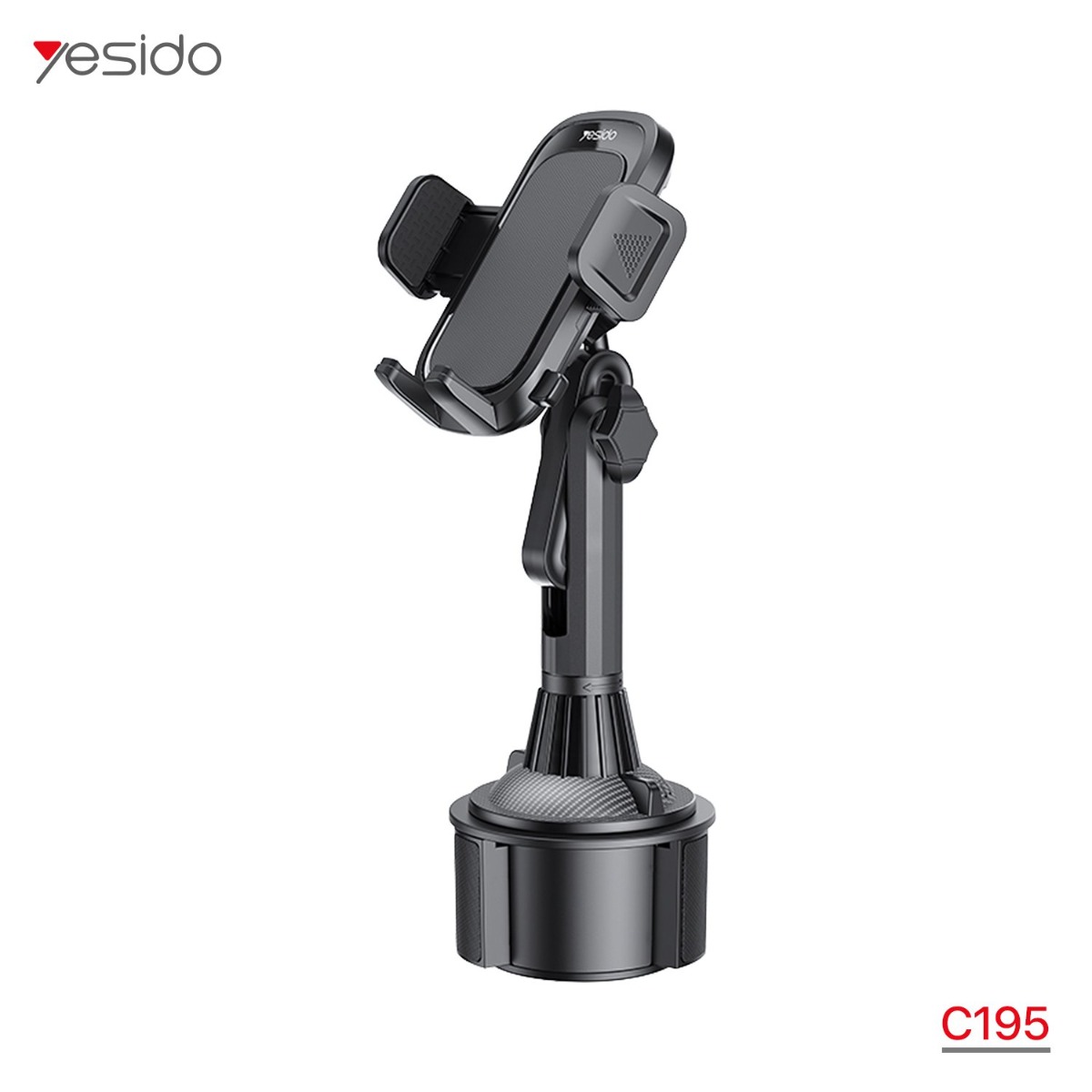 YESIDO C195 Long Arm One-Touch Button Mobile Phone Holder