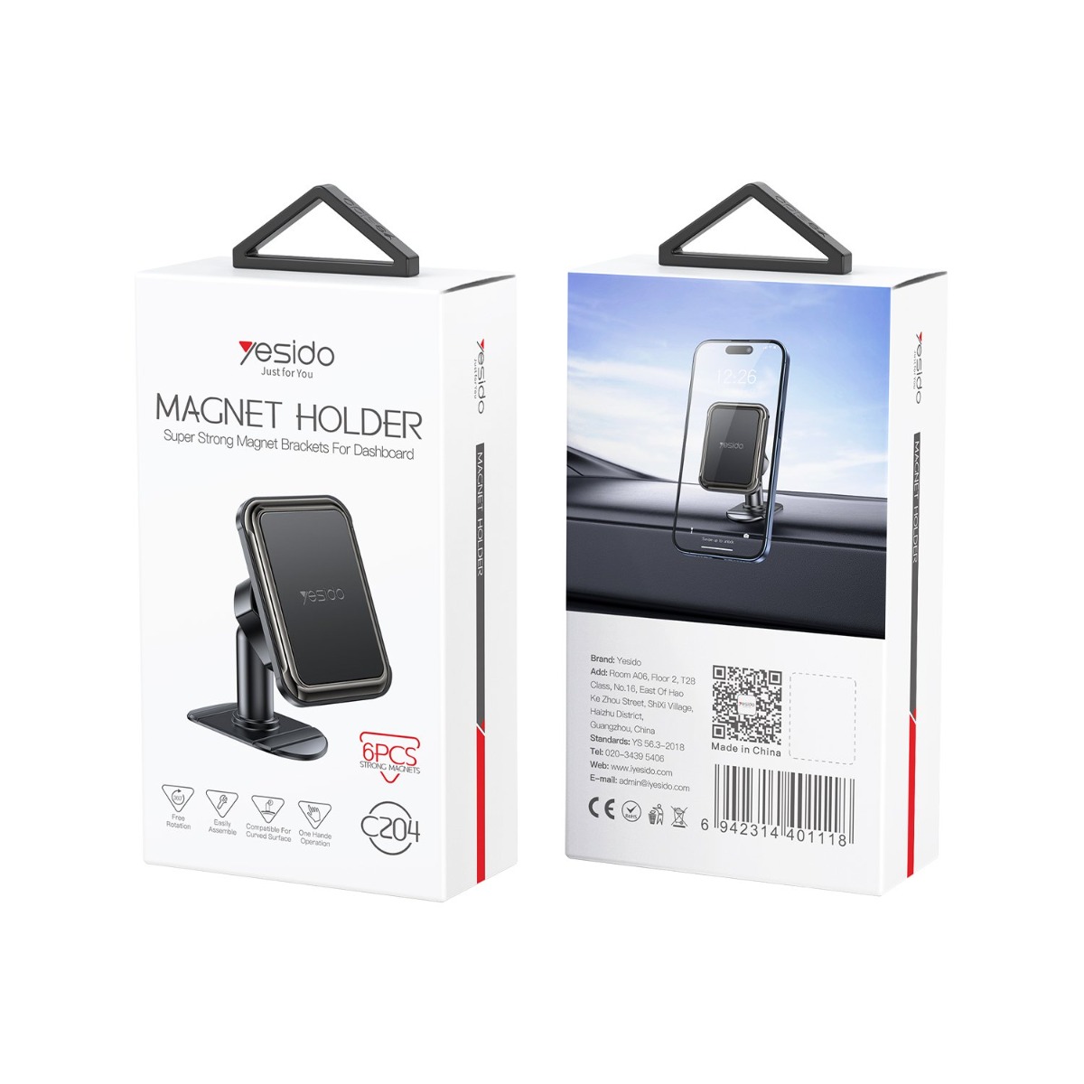 YESIDO C204 Magnetic Mobile Phone Holder