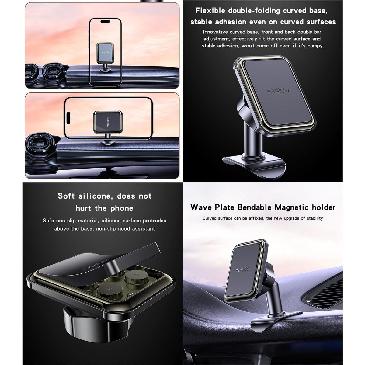 YESIDO C204 Magnetic Mobile Phone Holder