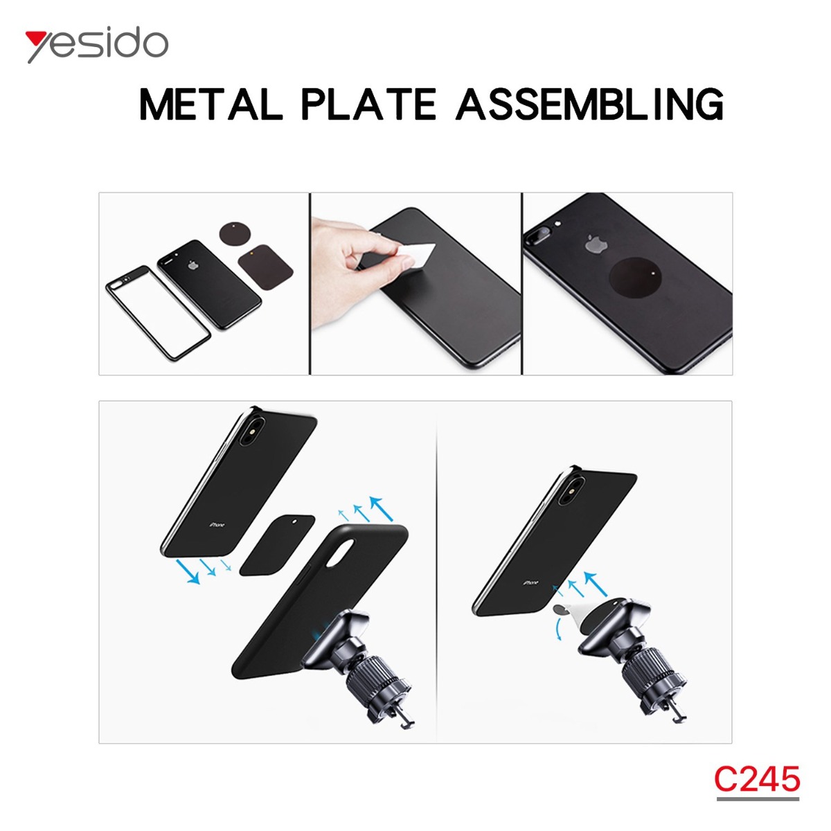 YESIDO C245 Magnetic Mobile Phone Holder