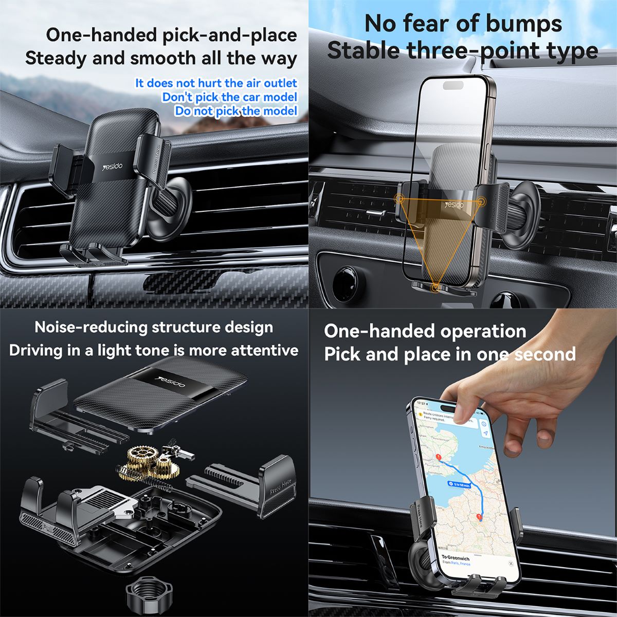 YESIDO C251 Magnetic Mobile Phone Holder