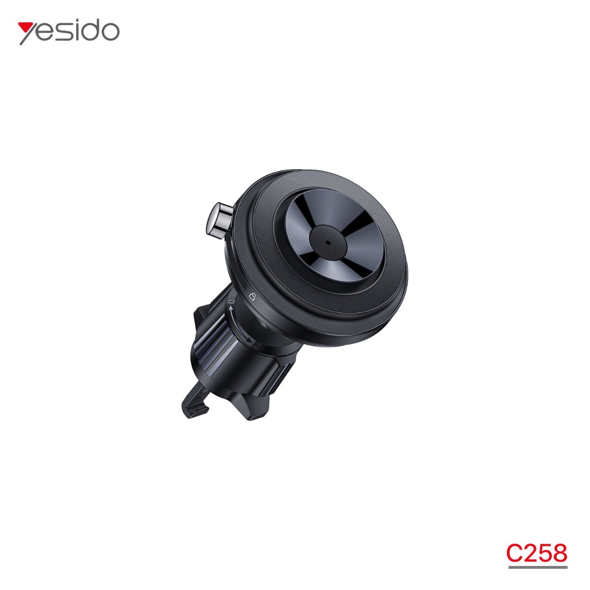 حمالة الهاتف YESIDO C258 2in1 المغناطيسية مع قاعدة شفط
