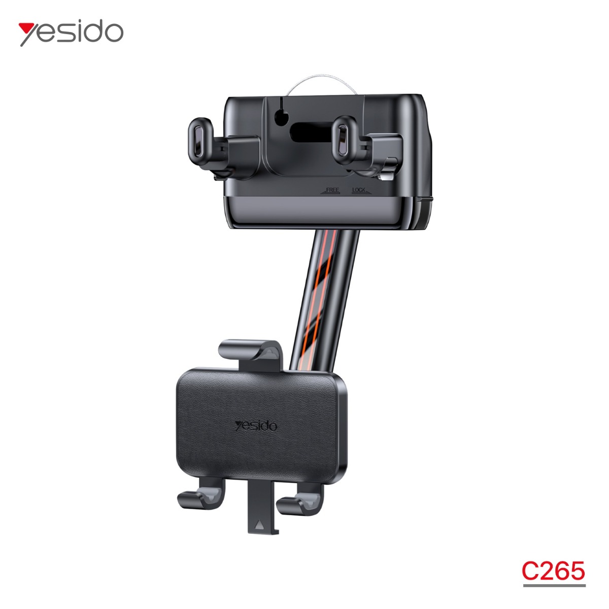 حمالة الهاتف YESIDO C265 كبسة لمرآة السيارة