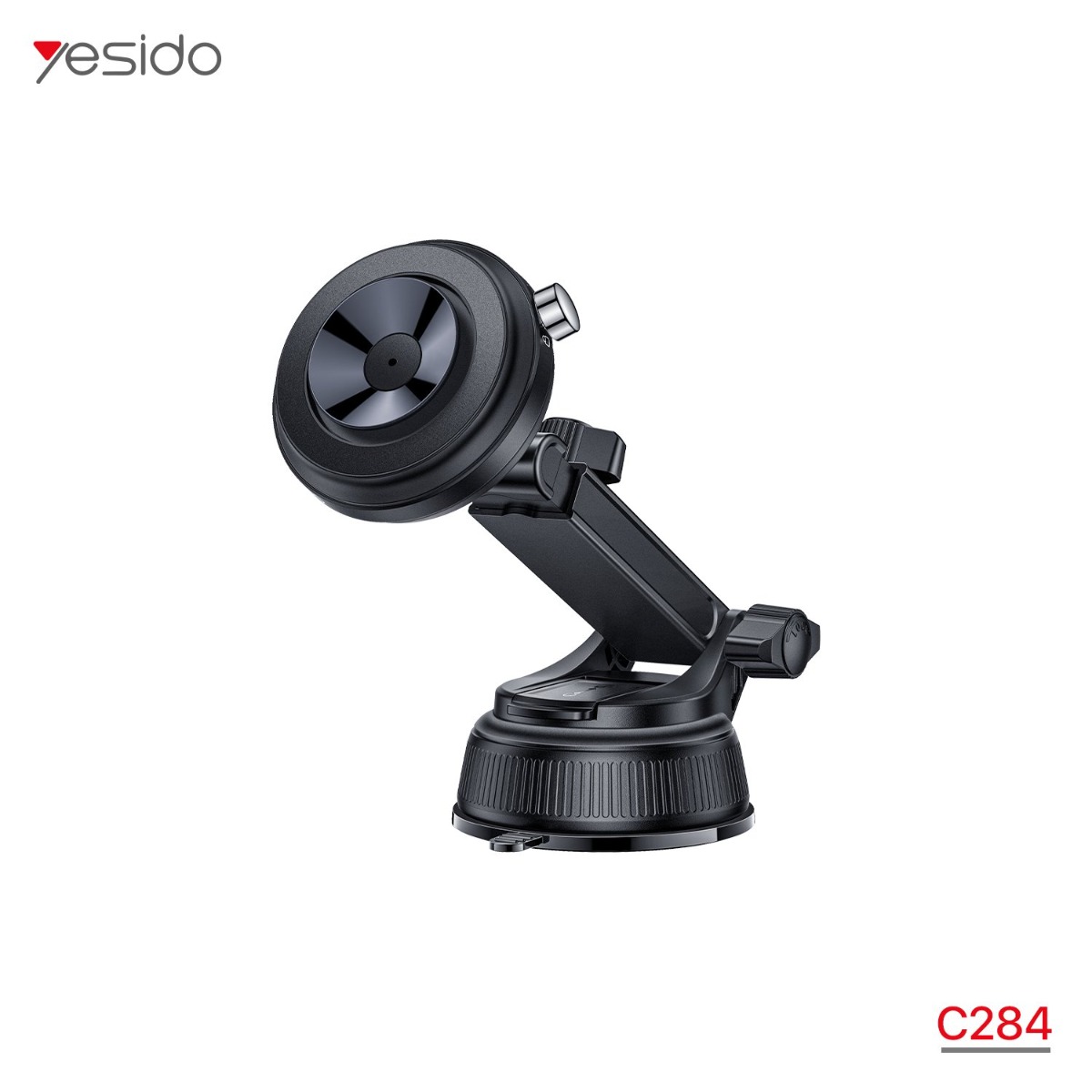 YESIDO C284 2in1 Magnetic with Vacuum Suction Long Arm Mobile Phone Holder