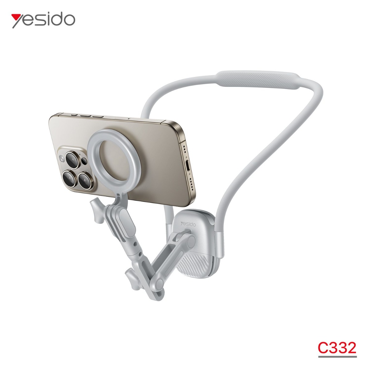 حمالة الهاتف YESIDO C332 المغناطيسية للرقبة