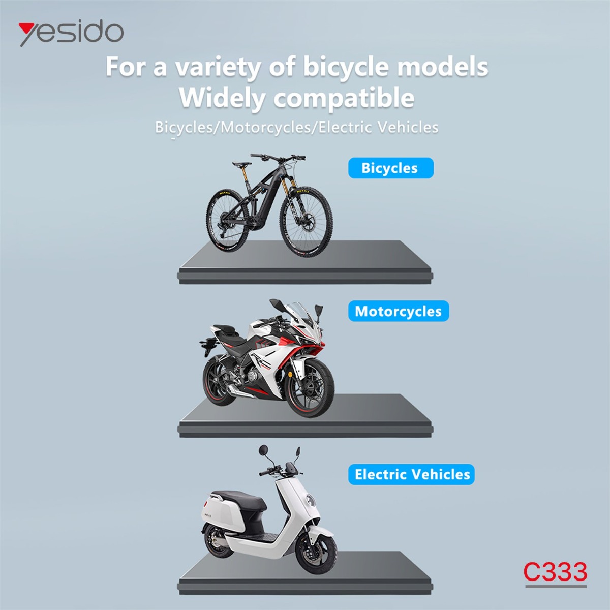 حمالة الهاتف YESIDO C333 للدراجة