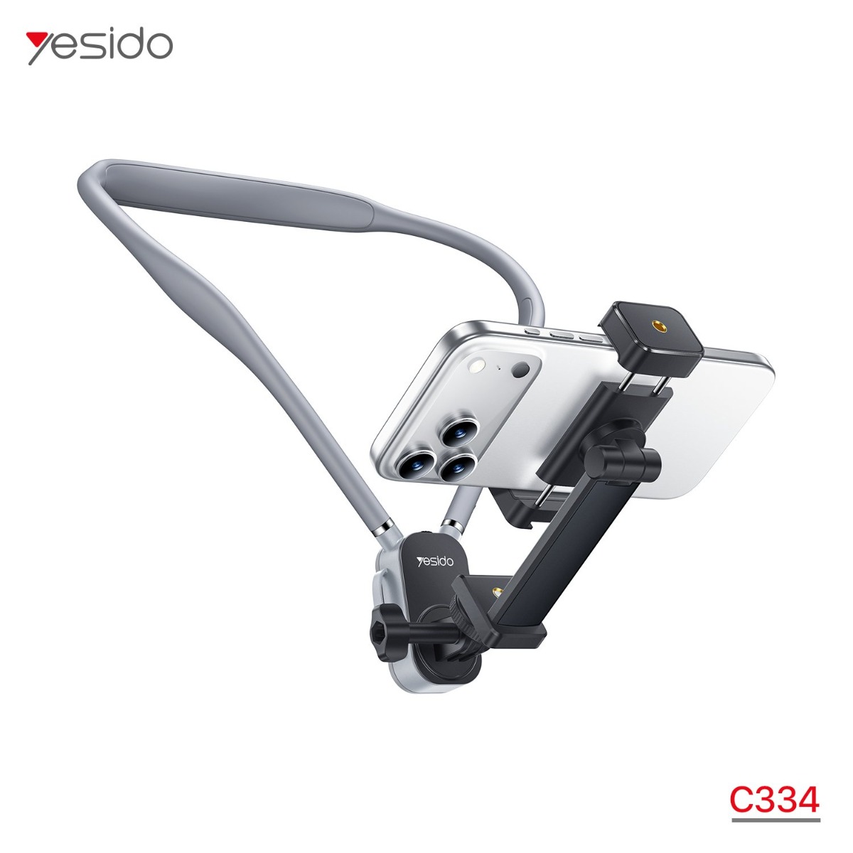 YESIDO C334 One-Touch Button Neck Mobile Phone Holder