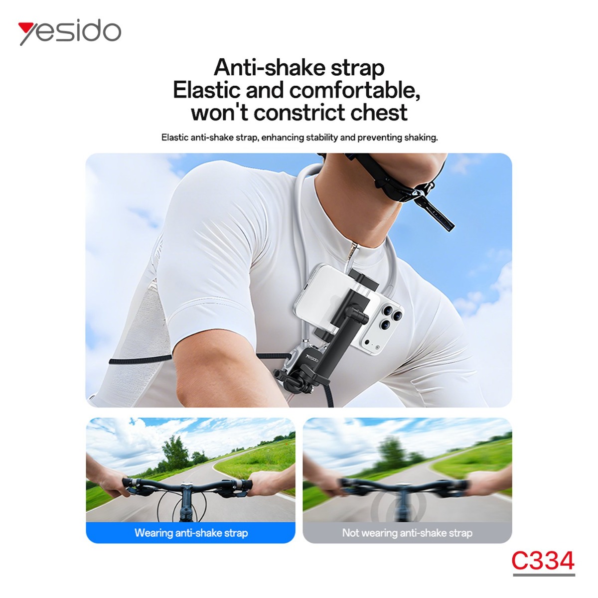 حمالة الهاتف YESIDO C334 كبسة للرقبة