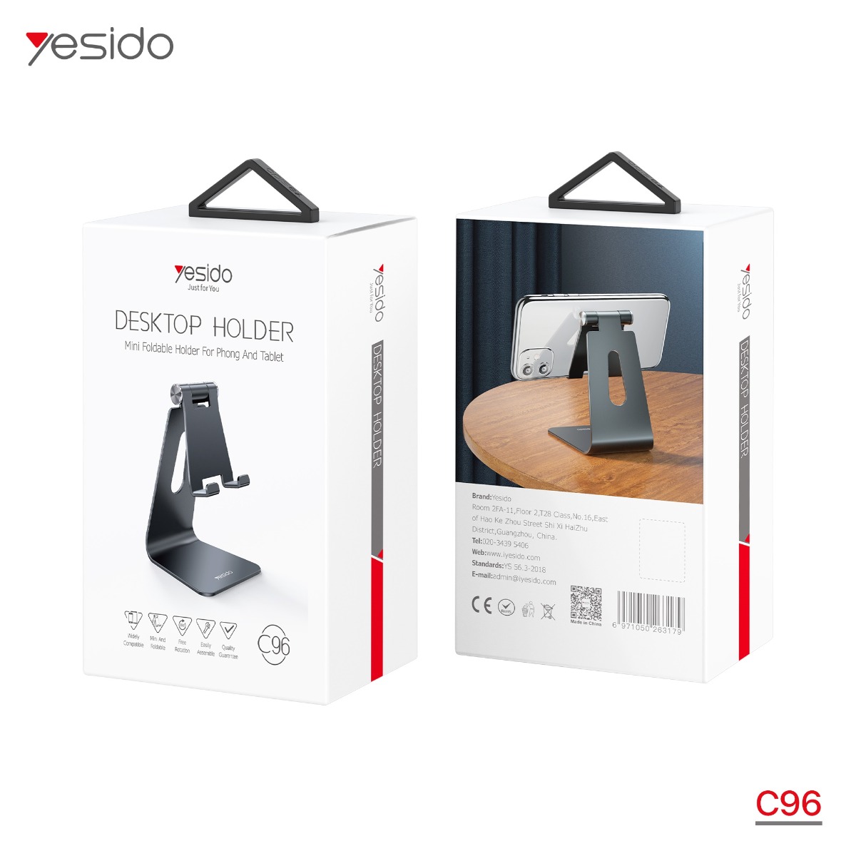YESIDO C96 Mobile Phone Desk Holder