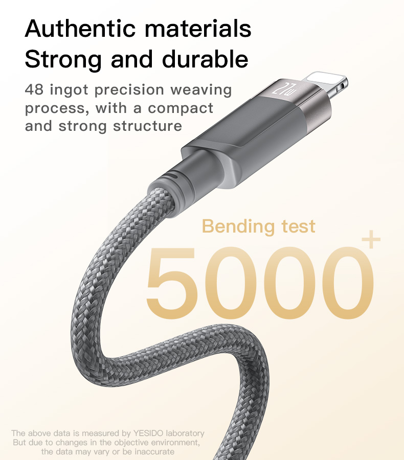 YESIDO CA172L 27W PD Magnetic Cable