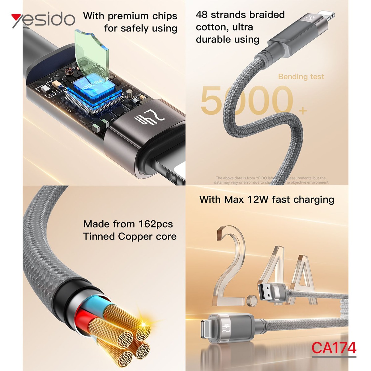 YESIDO CA174 Magnetic Cable
