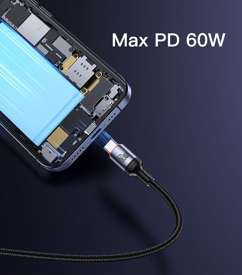 YESIDO CA183 2M 60W PD Cable