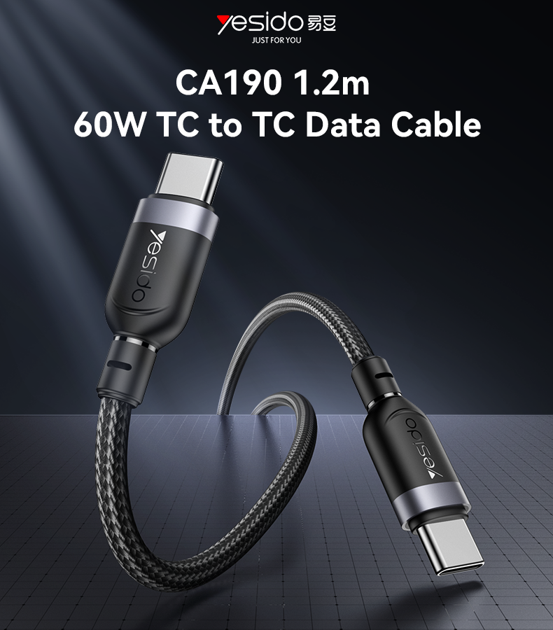 YESIDO CA190 60W PD Cable