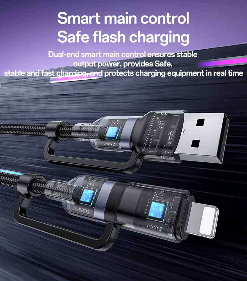 YESIDO CA200 4in1 60W PD Cable