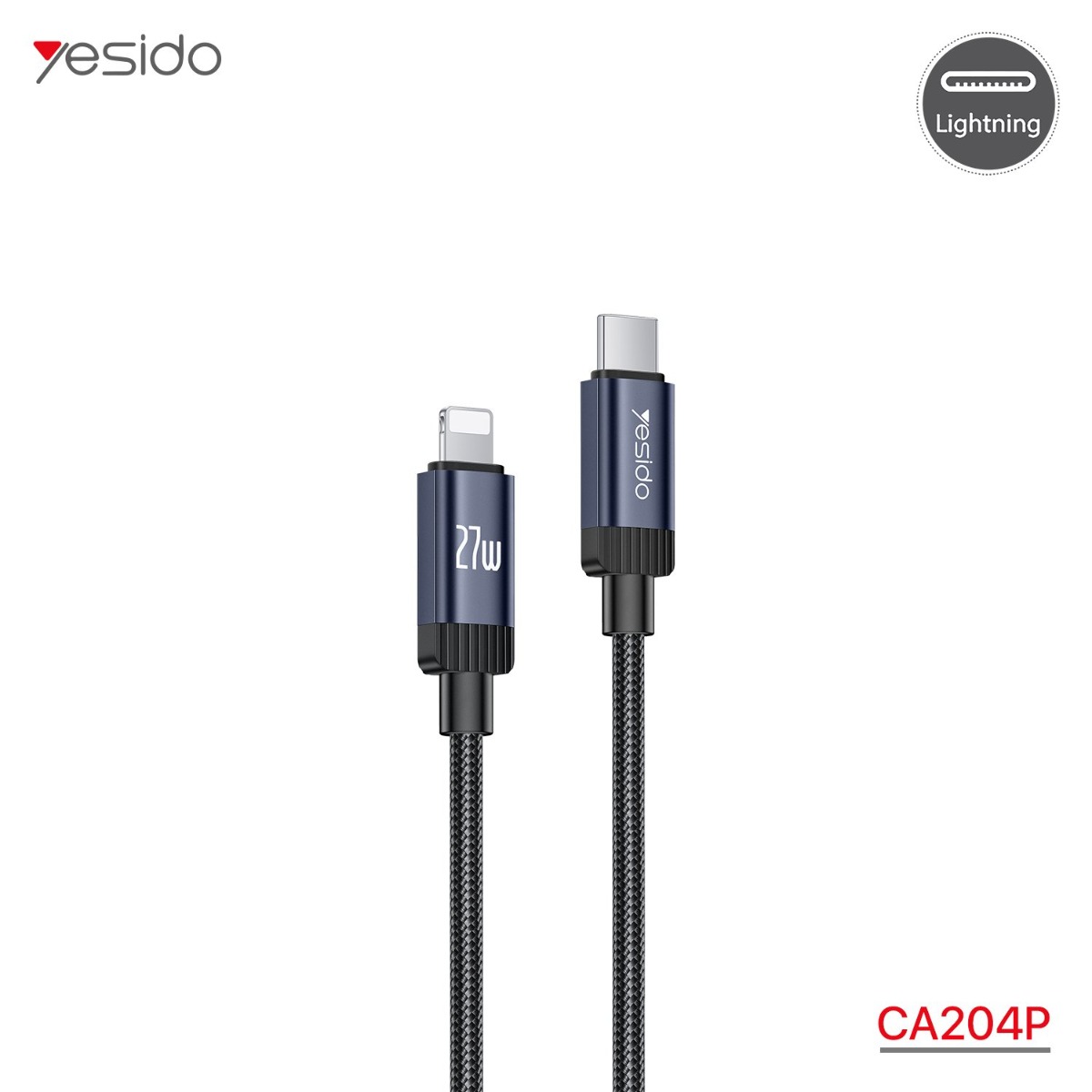 YESIDO CA204P 27W PD iPhone Cable