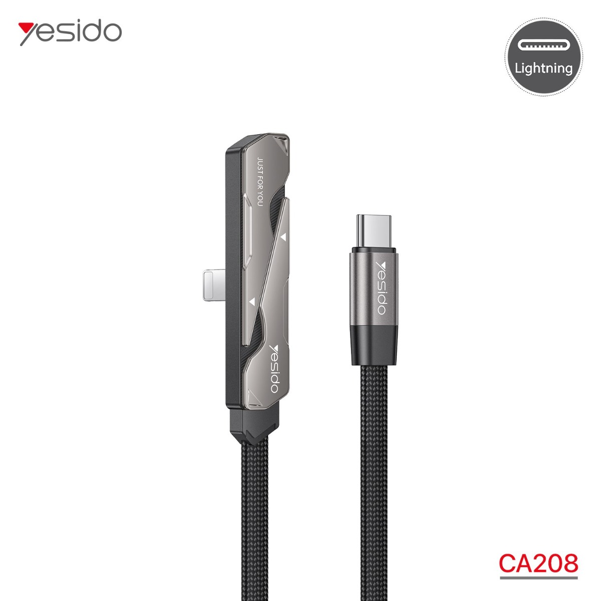 كيبل YESIDO CA208 27W PD لأجهزة الآيفون