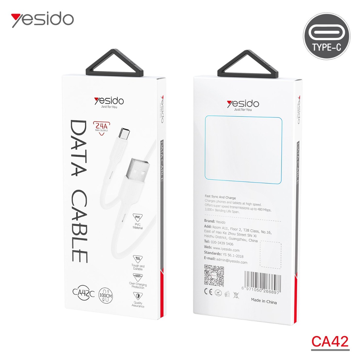 كيبل YESIDO CA42