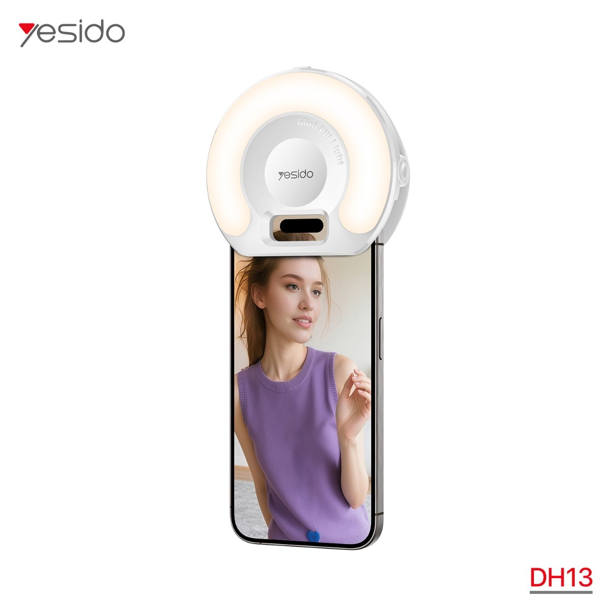 رنج إضاءة سيلفي YESIDO DH13