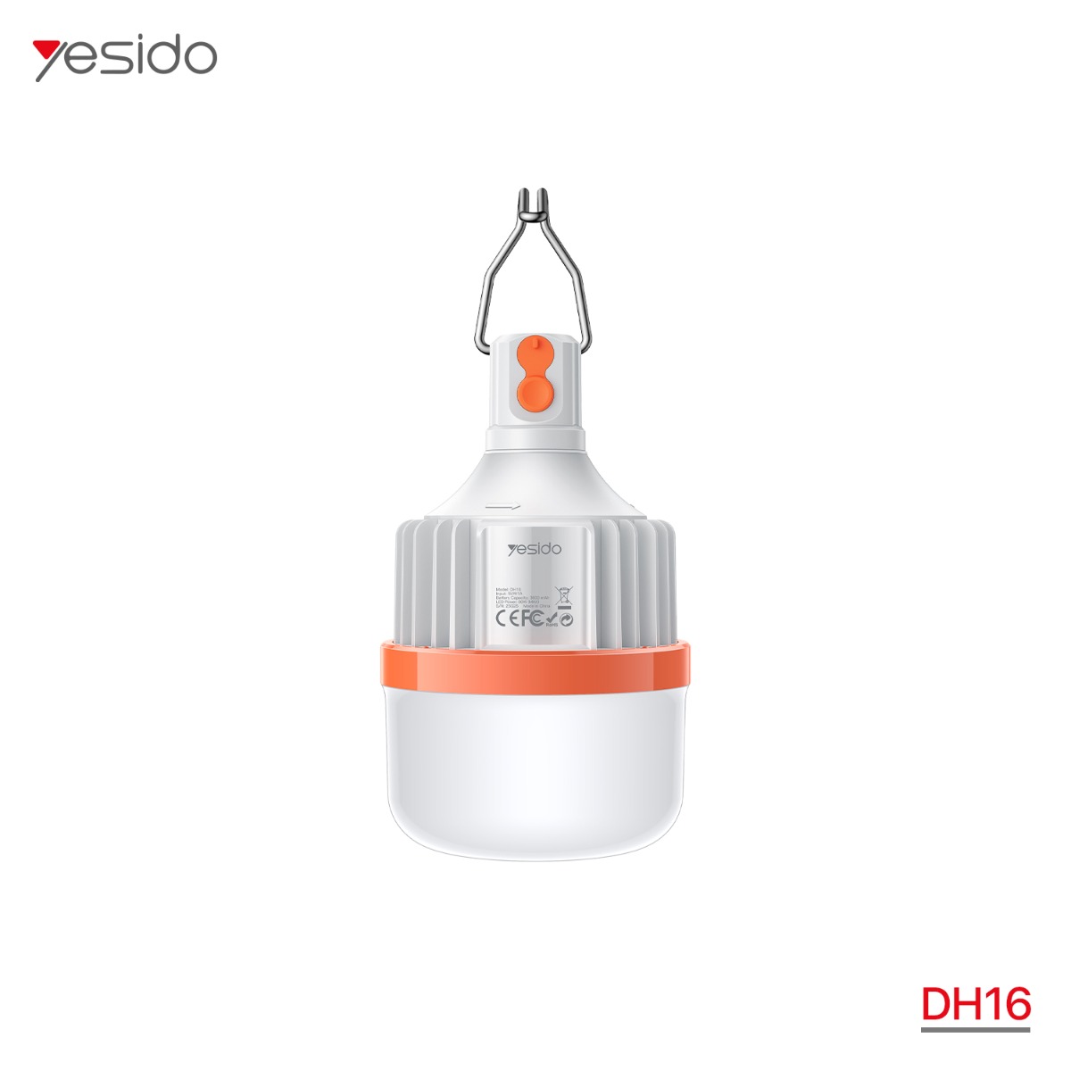 مصباح YESIDO DH16 60W LED قابل للشحن