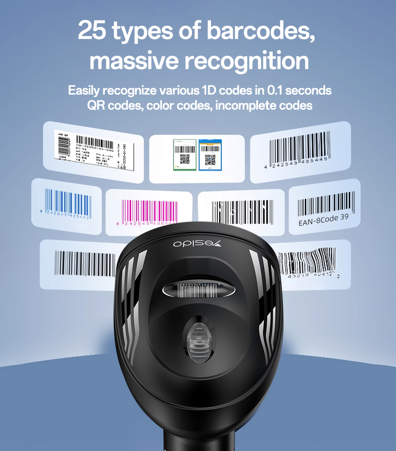 YESIDO EC21 Barcode Scanner