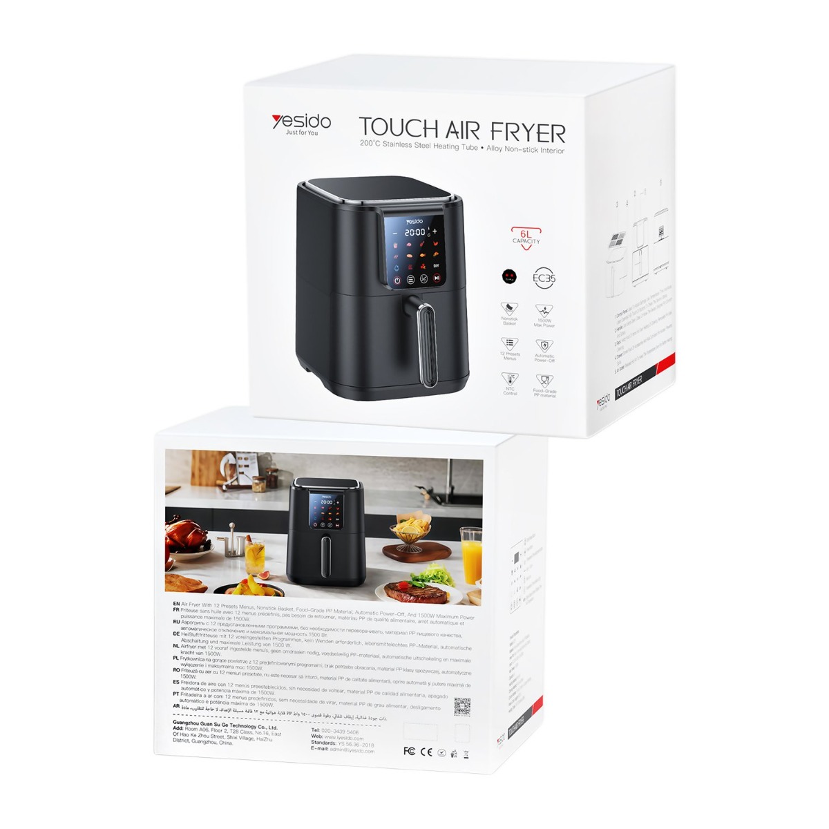 YESIDO EC35 6L Air Fryer