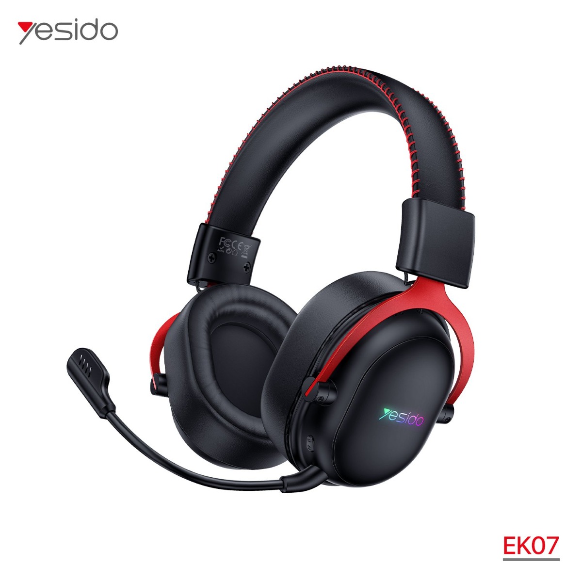 سماعة الرأس YESIDO EK07 3in1 لألعاب الكمبيوتر والموبايل