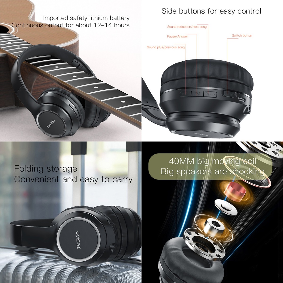 YESIDO EP03 Bluetooth Headphone
