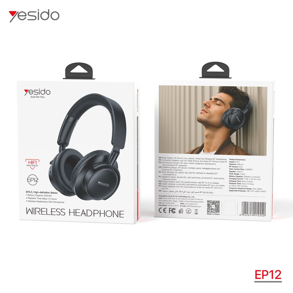 YESIDO EP12 2in1 Computer & Mobile Headphone