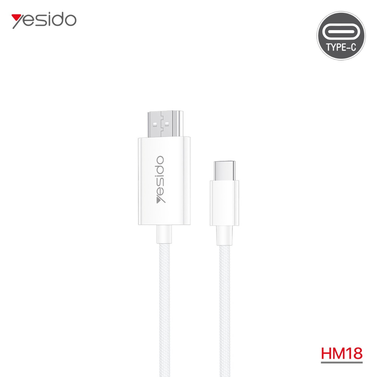 كيبل YESIDO HM18 Type-C HDMI